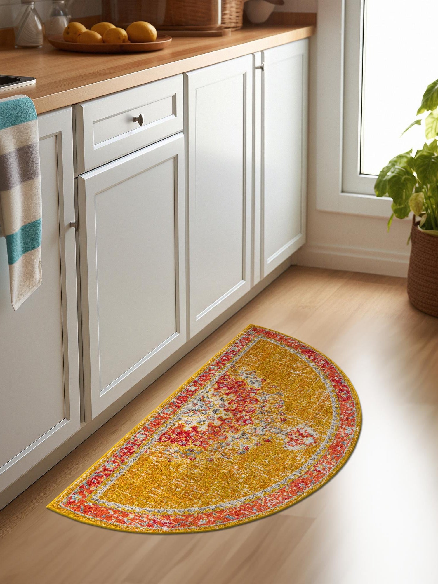 Gold 2' 7 x 4' 1 Penrose Hearth Area Rug