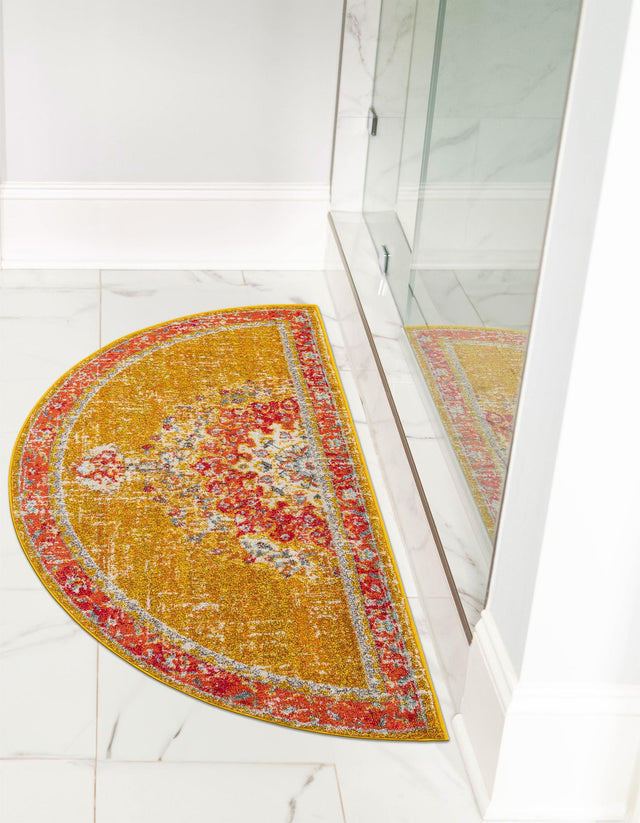 Gold 2' 2 x 3' 7 Penrose Hearth Area Rug