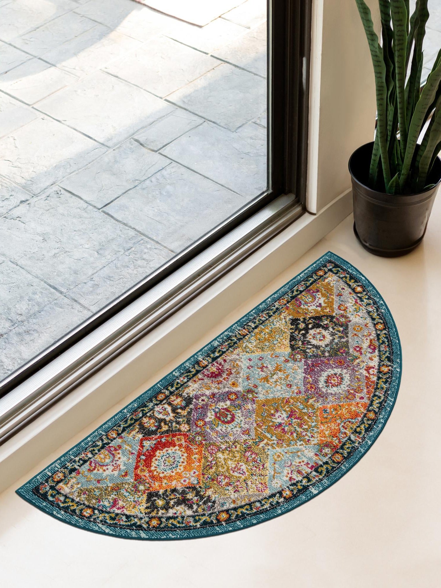 Multicolor 2' 7 x 4' 1 Penrose Hearth Area Rug