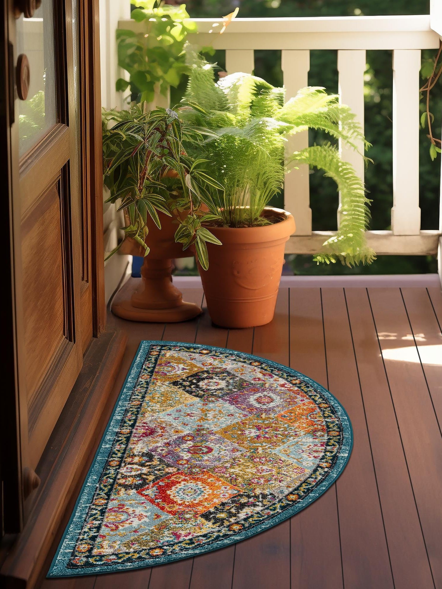 Multicolor 2' 7 x 4' 1 Penrose Hearth Area Rug