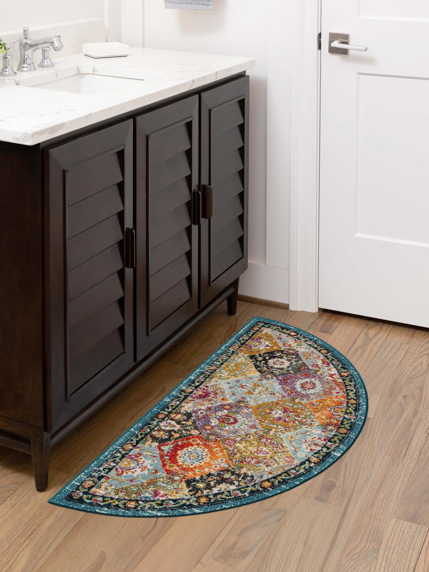 Multicolor 2' 2 x 3' 7 Penrose Hearth Area Rug