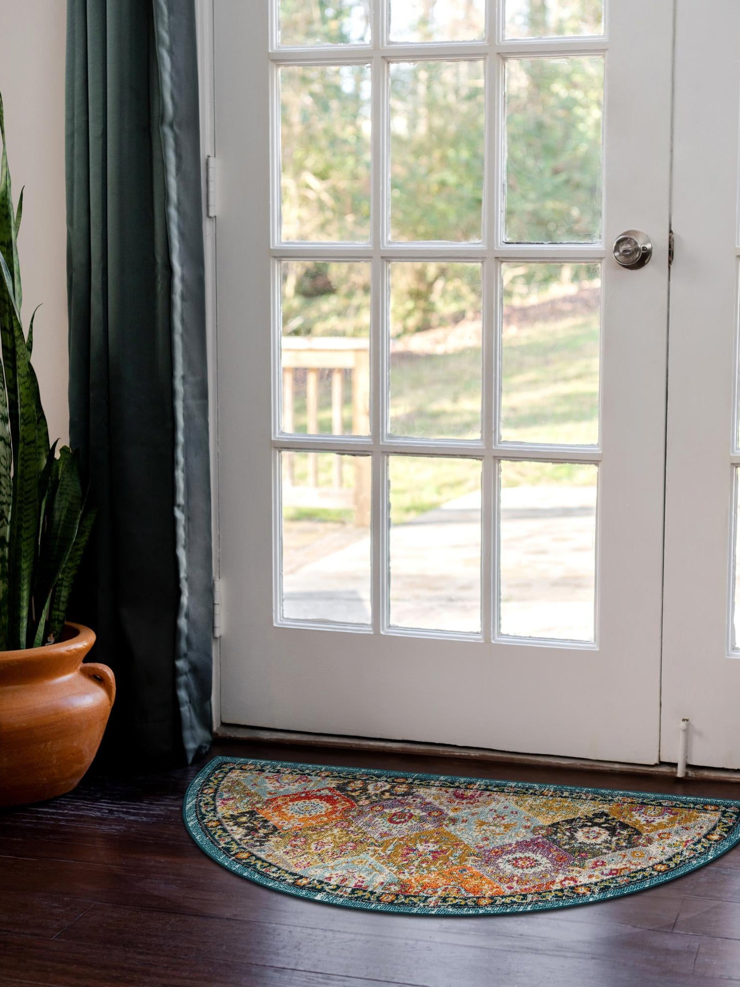 Multicolor 2' 7 x 4' 1 Penrose Hearth Area Rug