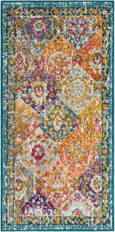 Multicolor 2' x 4' 1 Penrose Runner Area Rug