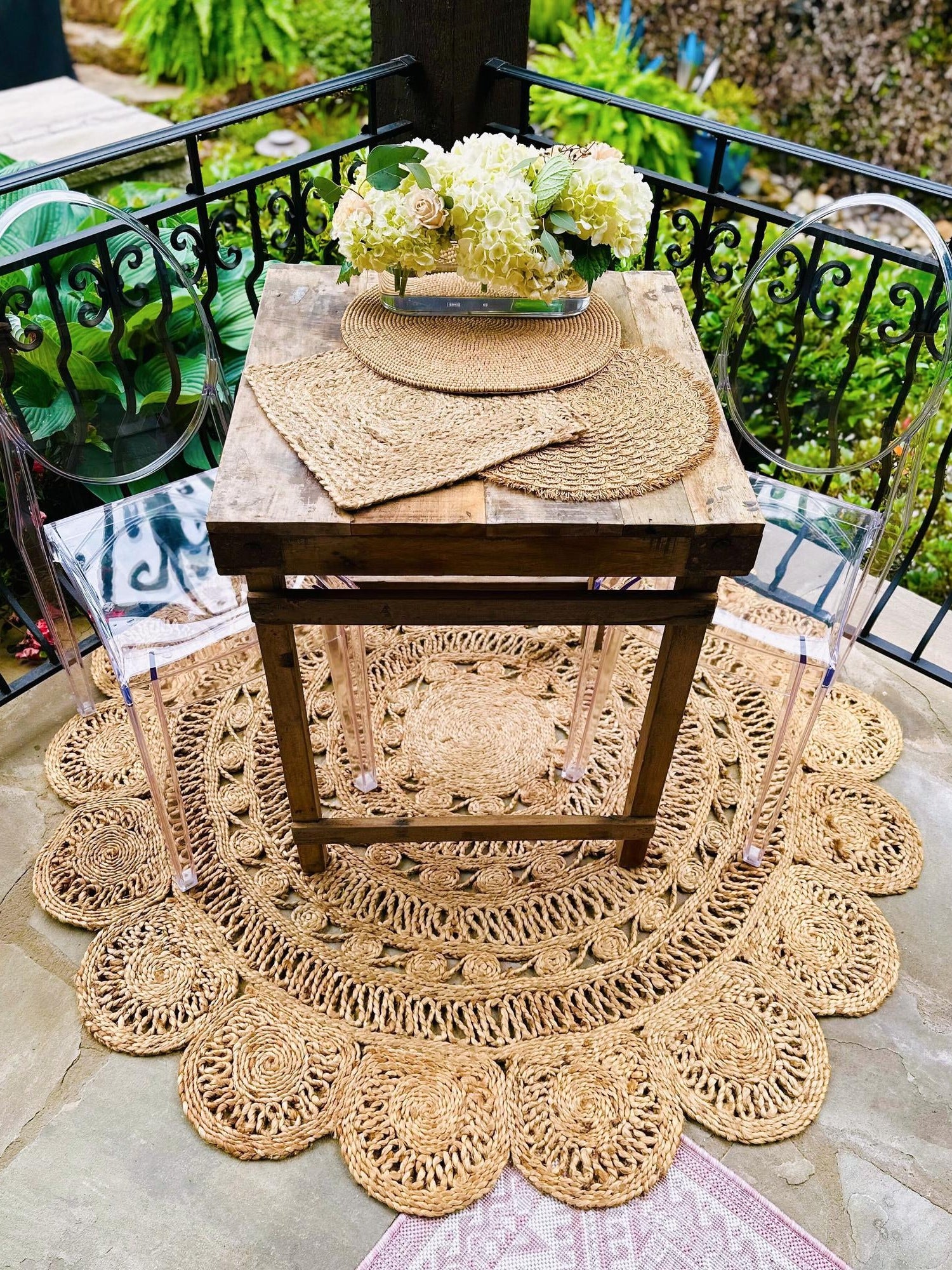 Natural 4' 1 x 4' 1 Braided Jute Round Area Rug 100% Jute Hand Braided Natural Eco-Friendly Boho Style Carpet for Living Rooms Dining Office Space Dorms for Sale at Rug Engine