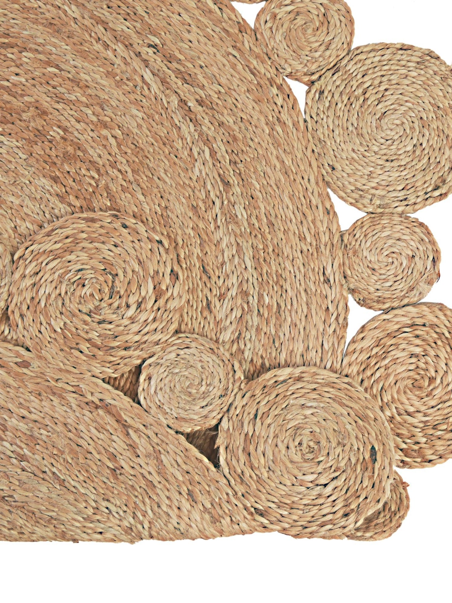 Natural 2' x 3' 1 Braided Jute Oval Area Rug 100% Jute Hand Braided Natural Eco-Friendly Boho Style Carpet for Living Rooms Dining Office Space Dorms for Sale at Rug Engine