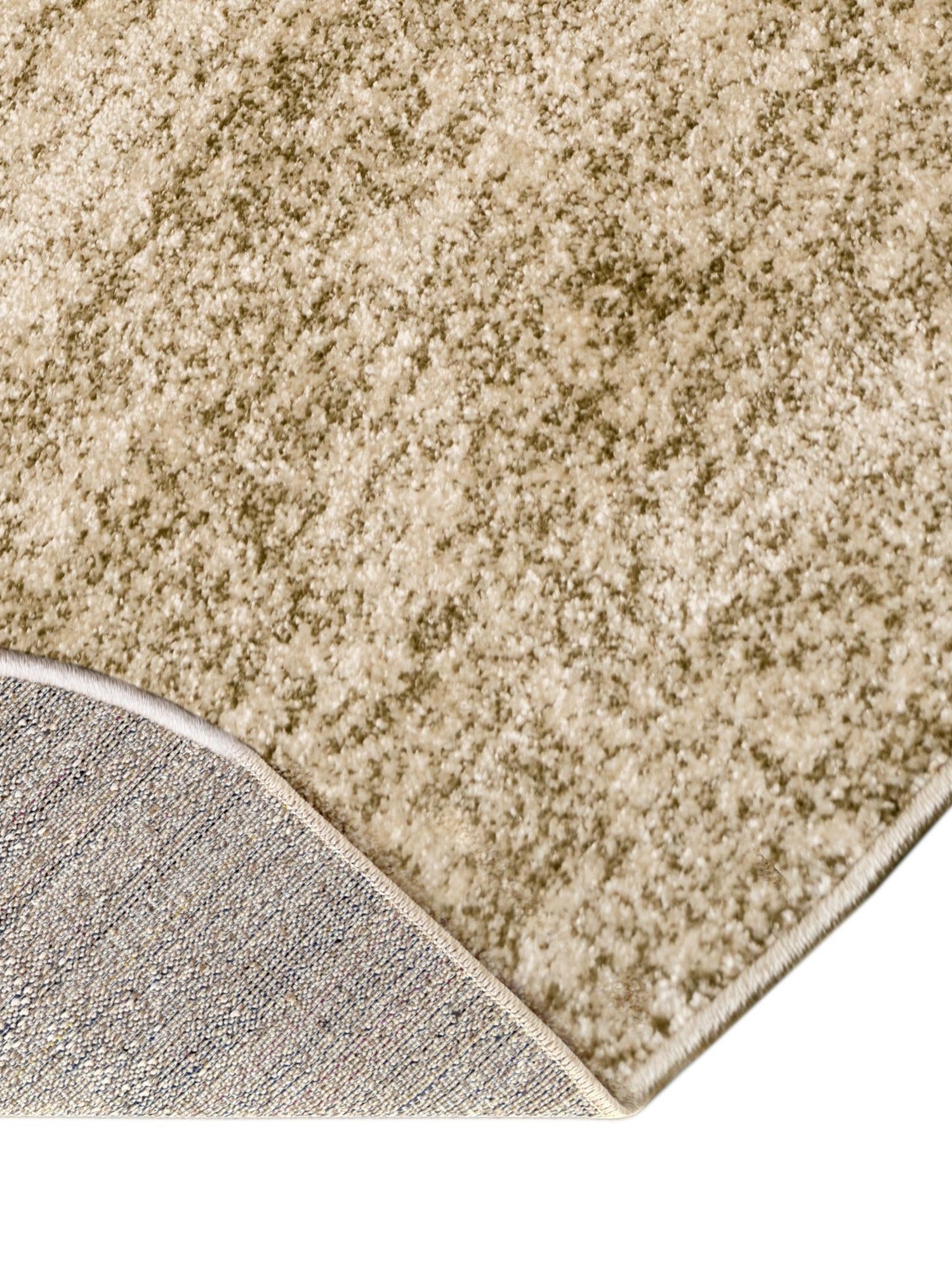 Bone Beige 2' 2 x 3' 7 Del Mar Hearth Half-Round Semicircle Area Rug 100% Polypropylene Easy Clean Stain Resistant Vivid Modern Carpet Mat for Home Decor Interior Designing for Sale at Rug Engine