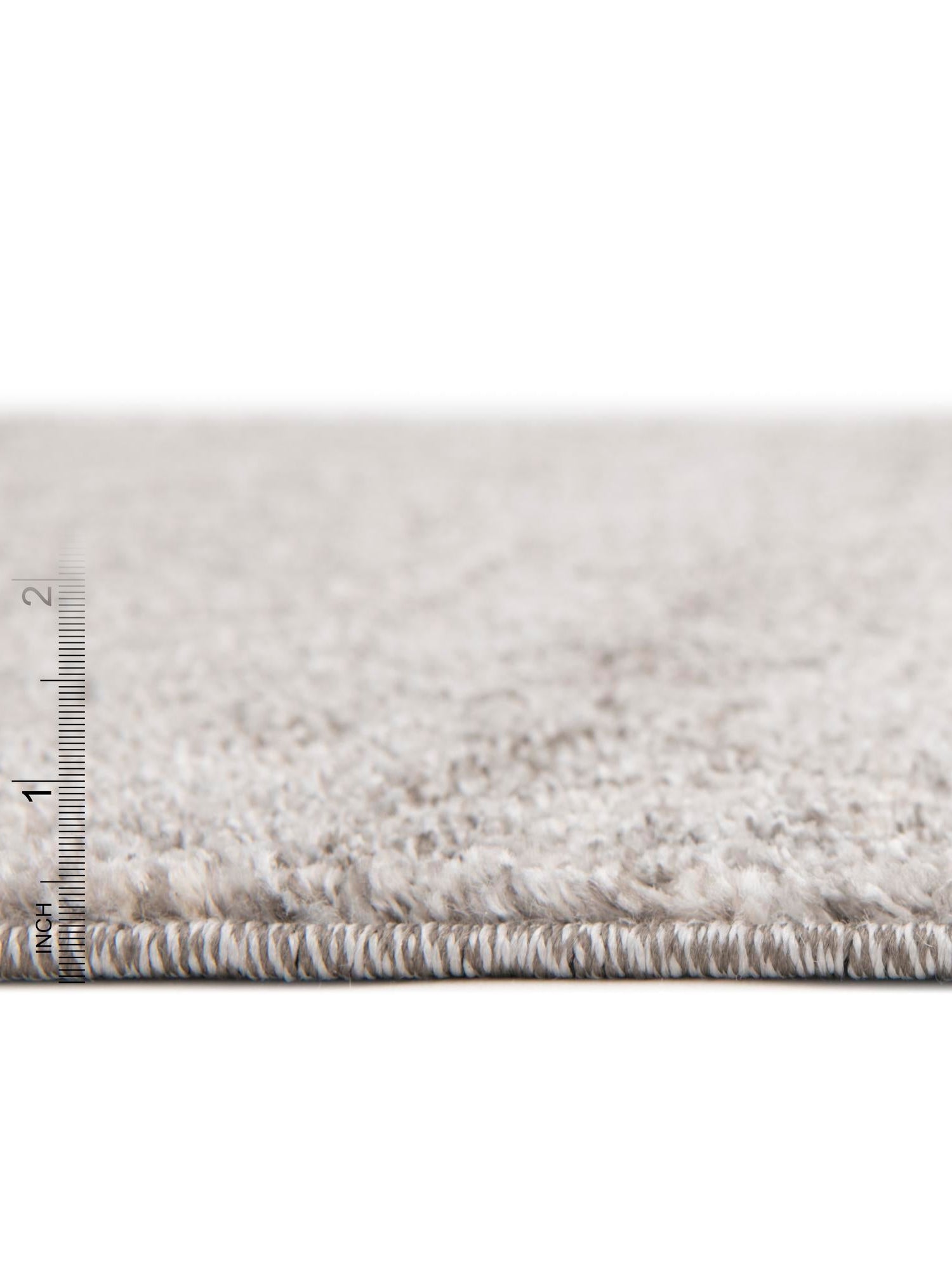 Gray 3' 1 x 6' 1 Del Mar Hearth Half-Round Semicircle Area Rug 100% Polypropylene Easy Clean Stain Resistant Vivid Modern Carpet Mat for Home Decor Interior Designing for Sale at Rug Engine