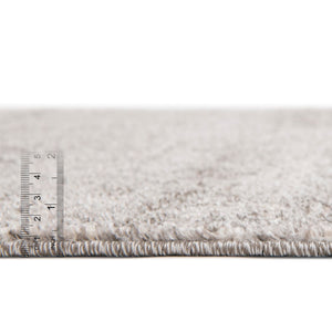 Gray 3' 1 x 6' 1 Del Mar Hearth Half-Round Semicircle Area Rug 100% Polypropylene Easy Clean Stain Resistant Vivid Modern Carpet Mat for Home Decor Interior Designing for Sale at Rug Engine