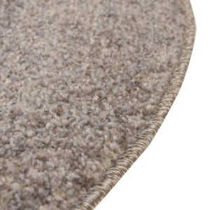 Gray 3' 1 x 6' 1 Del Mar Hearth Half-Round Semicircle Area Rug 100% Polypropylene Easy Clean Stain Resistant Vivid Modern Carpet Mat for Home Decor Interior Designing for Sale at Rug Engine