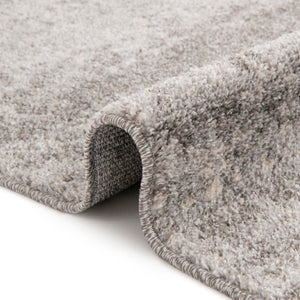 Gray 3' 1 x 6' 1 Del Mar Hearth Half-Round Semicircle Area Rug 100% Polypropylene Easy Clean Stain Resistant Vivid Modern Carpet Mat for Home Decor Interior Designing for Sale at Rug Engine