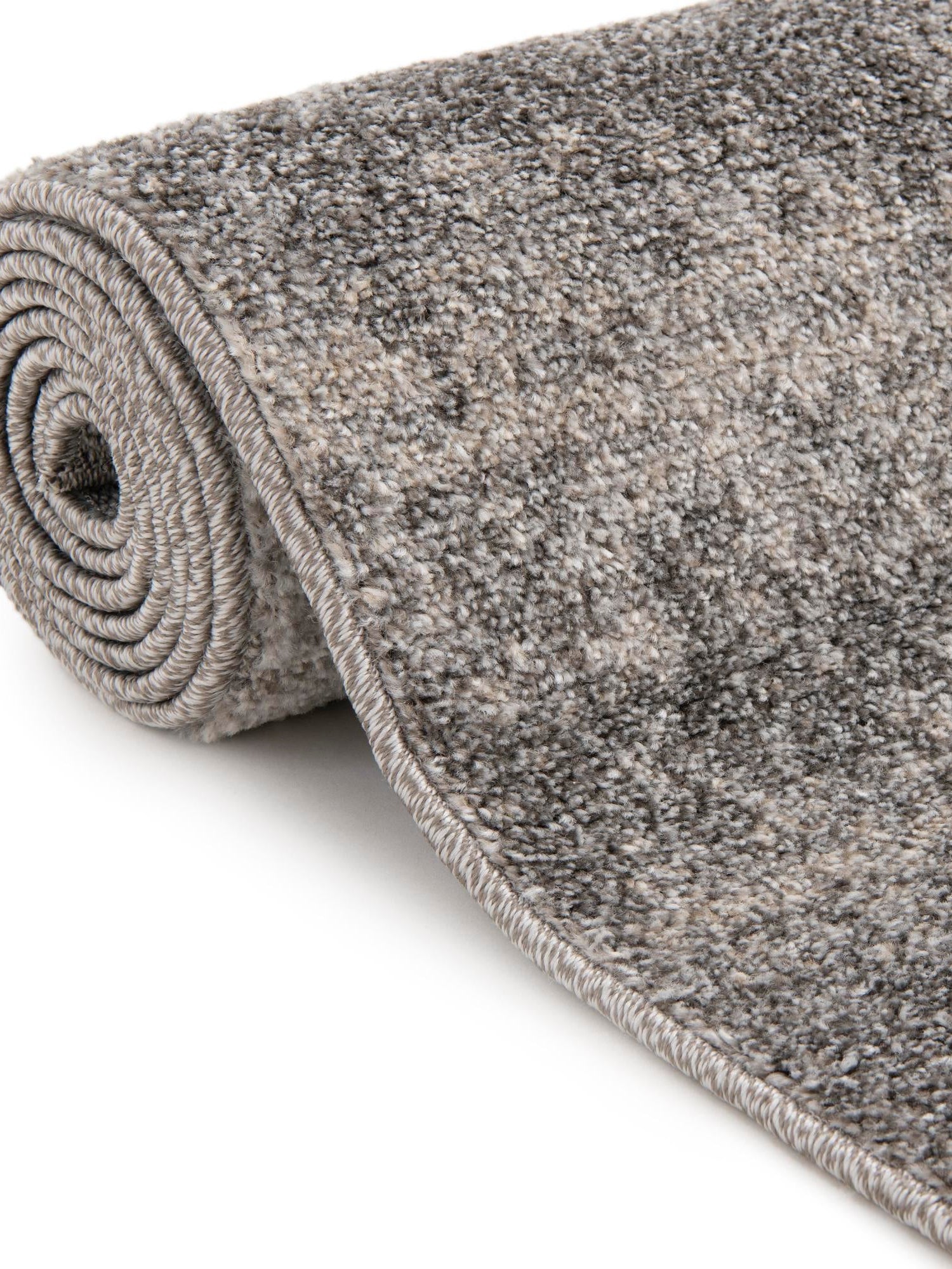 Gray 3' 1 x 6' 1 Del Mar Hearth Half-Round Semicircle Area Rug 100% Polypropylene Easy Clean Stain Resistant Vivid Modern Carpet Mat for Home Decor Interior Designing for Sale at Rug Engine