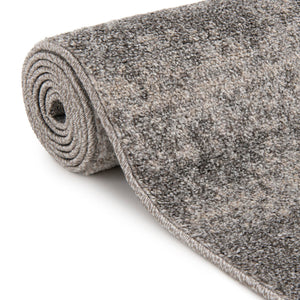 Gray 3' 1 x 6' 1 Del Mar Hearth Half-Round Semicircle Area Rug 100% Polypropylene Easy Clean Stain Resistant Vivid Modern Carpet Mat for Home Decor Interior Designing for Sale at Rug Engine