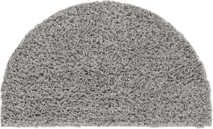 Cloud Gray 2' 2 x 3' 7 Solid Shag Hearth Area Rug Thick Soft Touch Fluffy & Plush Shaggy Pile