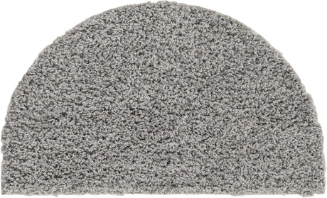 Cloud Gray 2' 2 x 3' 7 Solid Shag Hearth Area Rug Thick Soft Touch Fluffy & Plush Shaggy Pile