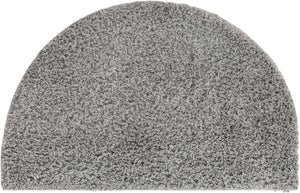 Cloud Gray 2' 7 x 4' 1 Solid Shag Hearth Area Rug Thick Soft Touch Fluffy & Plush Shaggy Pile