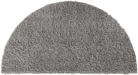 Cloud Gray 3' 1 x 6' 1 Solid Shag Hearth Area Rug Thick Soft Touch Fluffy & Plush Shaggy Pile