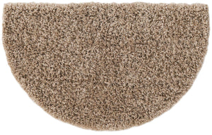 Taupe 2' 2 x 3' 7 Solid Shag Hearth Area Rug Thick Soft Touch Fluffy & Plush Shaggy Pile