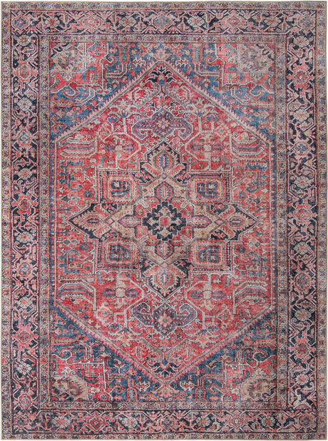 Red 9' 5 x 13' 1 Timeless Washable Rectangle Rug