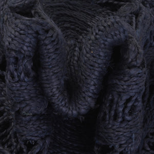 Navy Blue 5' 1 x 5' 1 Braided Jute Round Rug