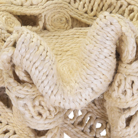 Ivory 7' 10 x 10' Braided Jute Oval Area Rug 100% Jute Hand Braided Natural Eco-Friendly Boho Style Carpet for Living Rooms Dining Office Space Dorms for Sale at Rug Engine