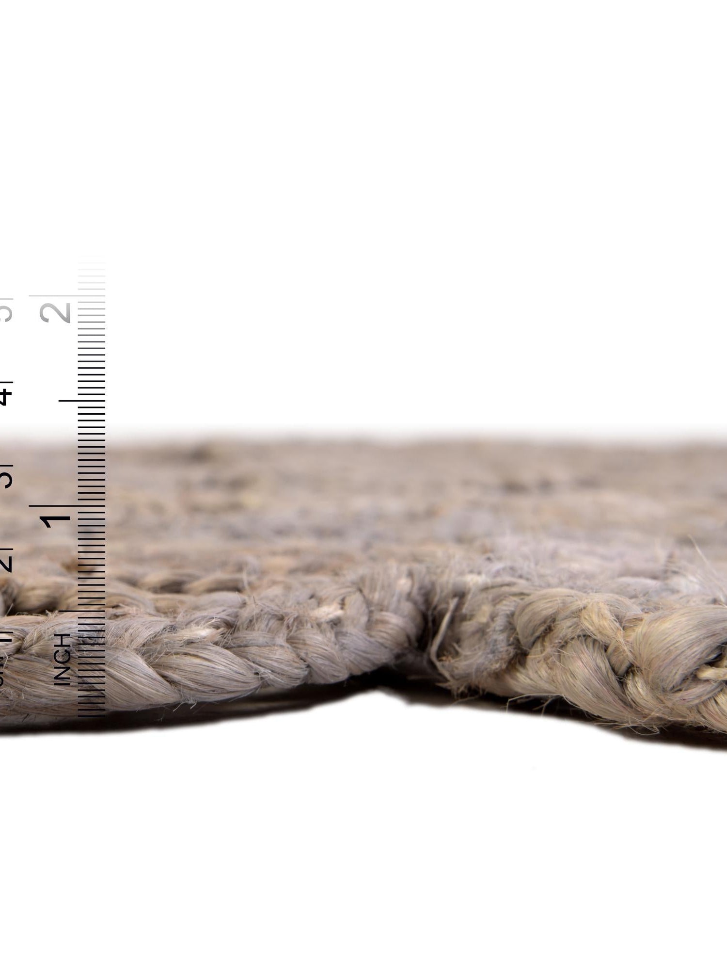 Gray 7' 10 x 10' Braided Jute Oval Area Rug 100% Jute Hand Braided Natural Eco-Friendly Boho Style Carpet for Living Rooms Dining Office Space Dorms for Sale at Rug Engine