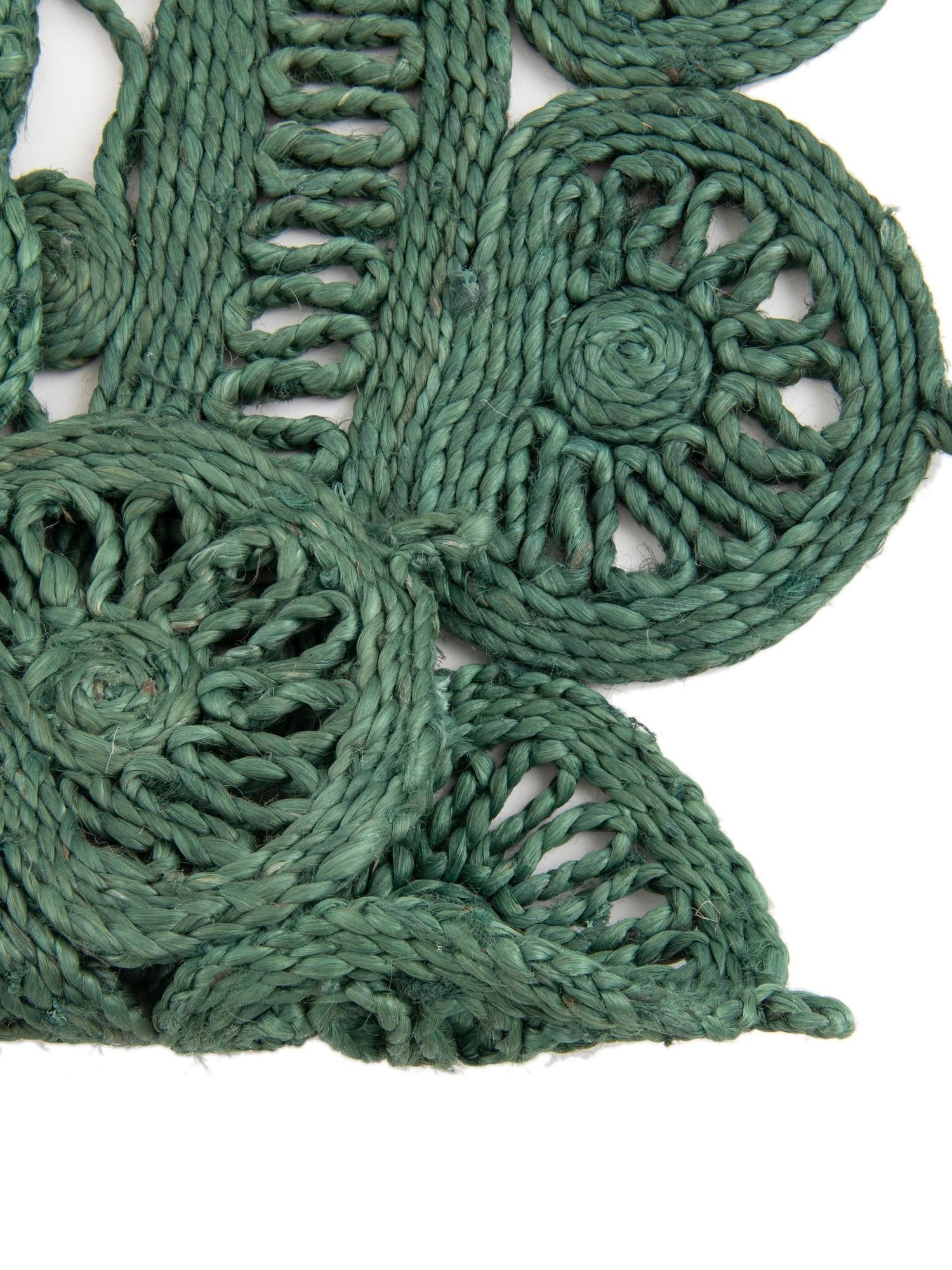 Hunter Green 4' 1 x 6' 1 Braided Jute Oval Area Rug 100% Jute Hand Braided Natural Eco-Friendly Boho Style Carpet for Living Rooms Dining Office Space Dorms for Sale at Rug Engine