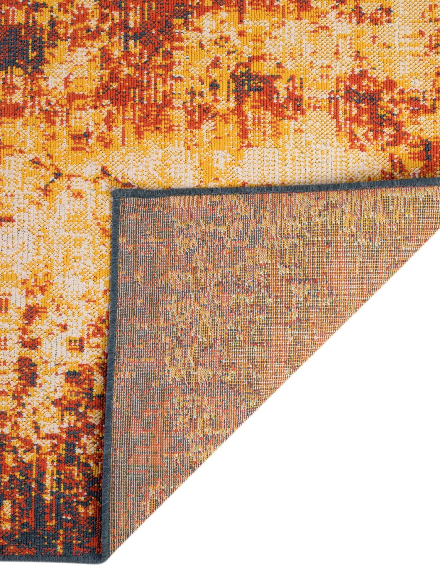 Multicolor 4' 1 x 6' 1 Outdoor Coastal Rectangle Area Rug Weather Resistant for Patio, Deck, Terrace, Balcony, Porch 100% Polypropylene Coastal Decor Carpet for Sale at Rug Engine