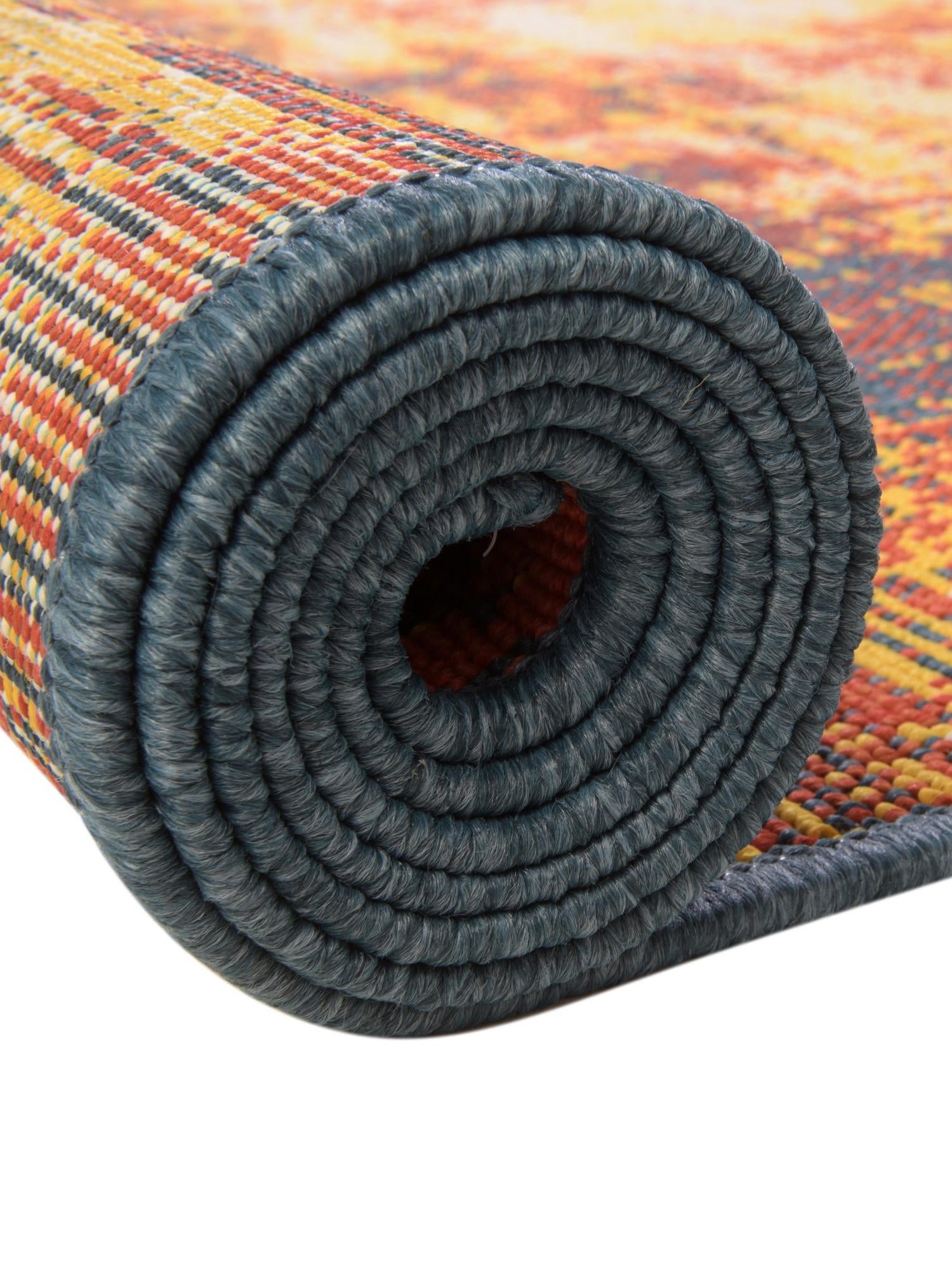 Multicolor 9' x 12' Outdoor Coastal Rectangle Area Rug Weather Resistant for Patio, Deck, Terrace, Balcony, Porch 100% Polypropylene Coastal Decor Carpet for Sale at Rug Engine