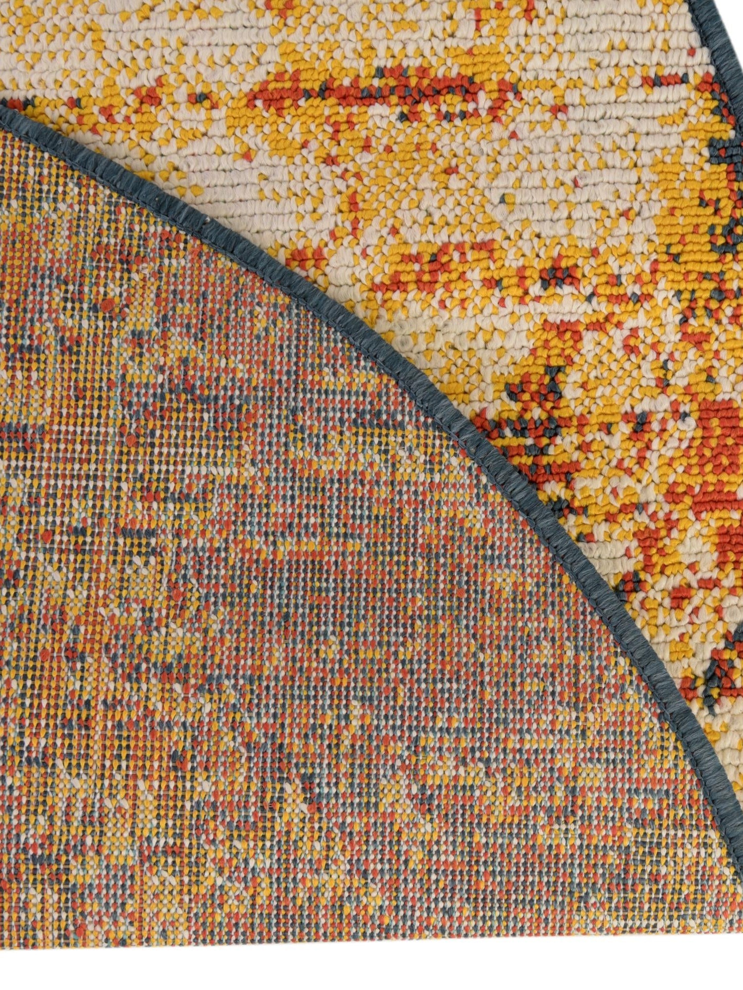 Multicolor 4' 1 x 4' 1 Outdoor Coastal Round Area Rug Weather Resistant for Patio, Deck, Terrace, Balcony, Porch 100% Polypropylene Coastal Decor Carpet for Sale at Rug Engine