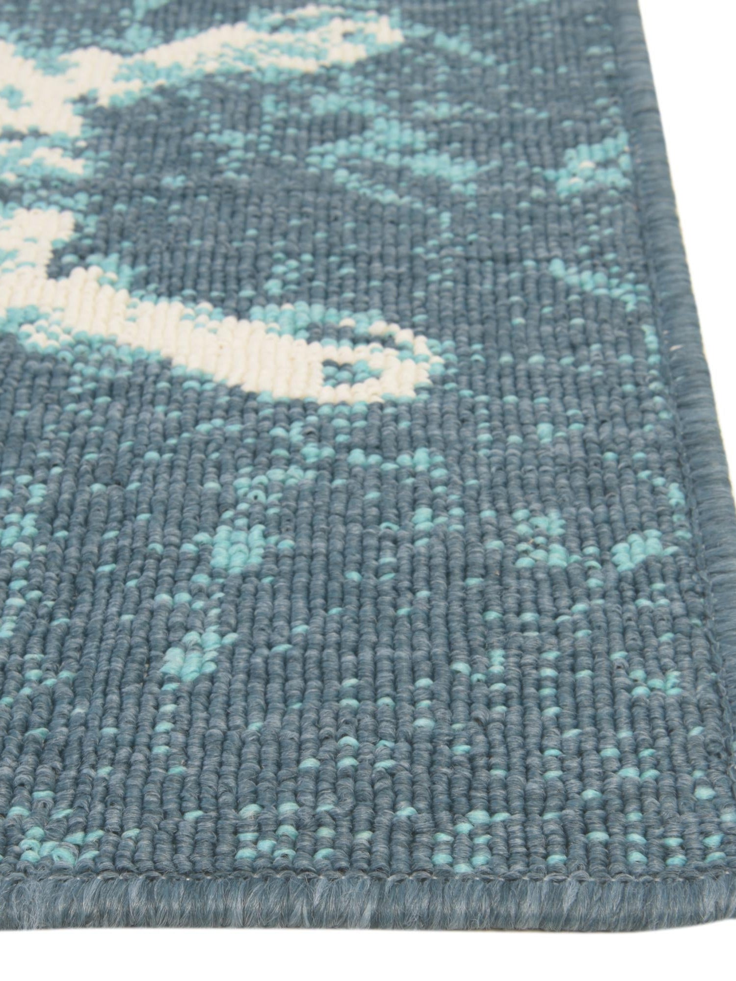 Navy Blue 7' 10 x 10' Outdoor Coastal Rectangle Area Rug Weather Resistant for Patio, Deck, Terrace, Balcony, Porch 100% Polypropylene Coastal Decor Carpet for Sale at Rug Engine