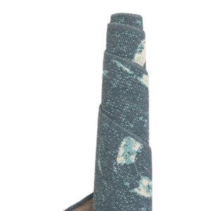 Navy Blue 7' 1 x 7' 1 Outdoor Coastal Round Rug