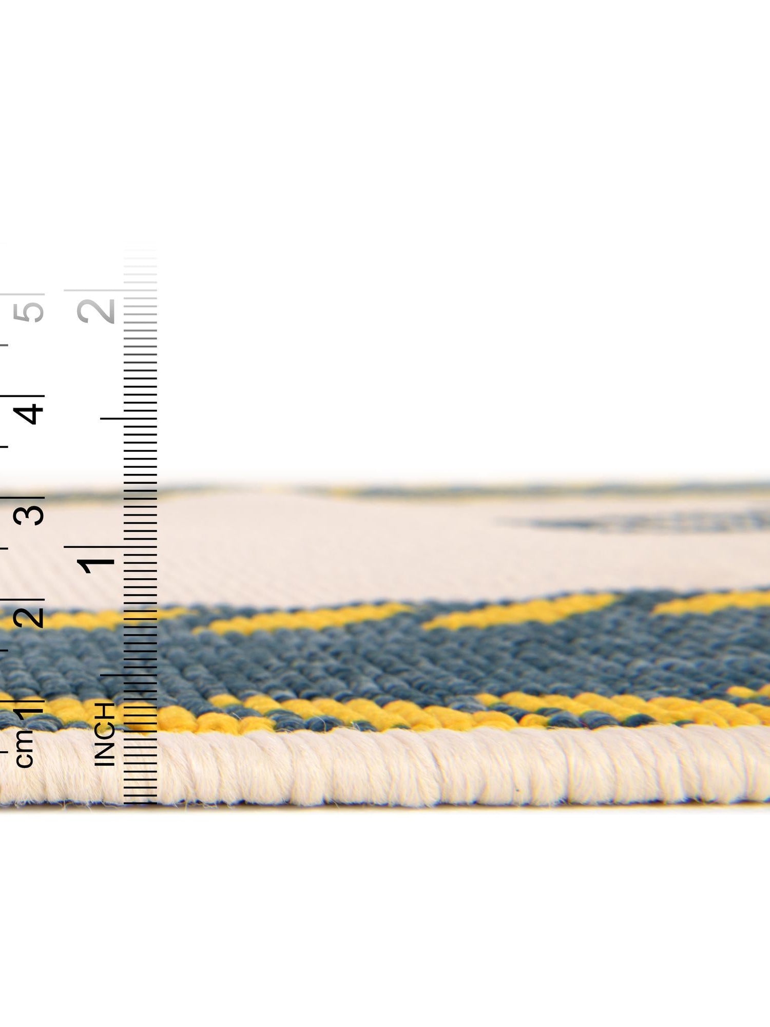 Ivory 7' 10 x 10' Outdoor Coastal Rectangle Area Rug Weather Resistant for Patio, Deck, Terrace, Balcony, Porch 100% Polypropylene Coastal Decor Carpet for Sale at Rug Engine