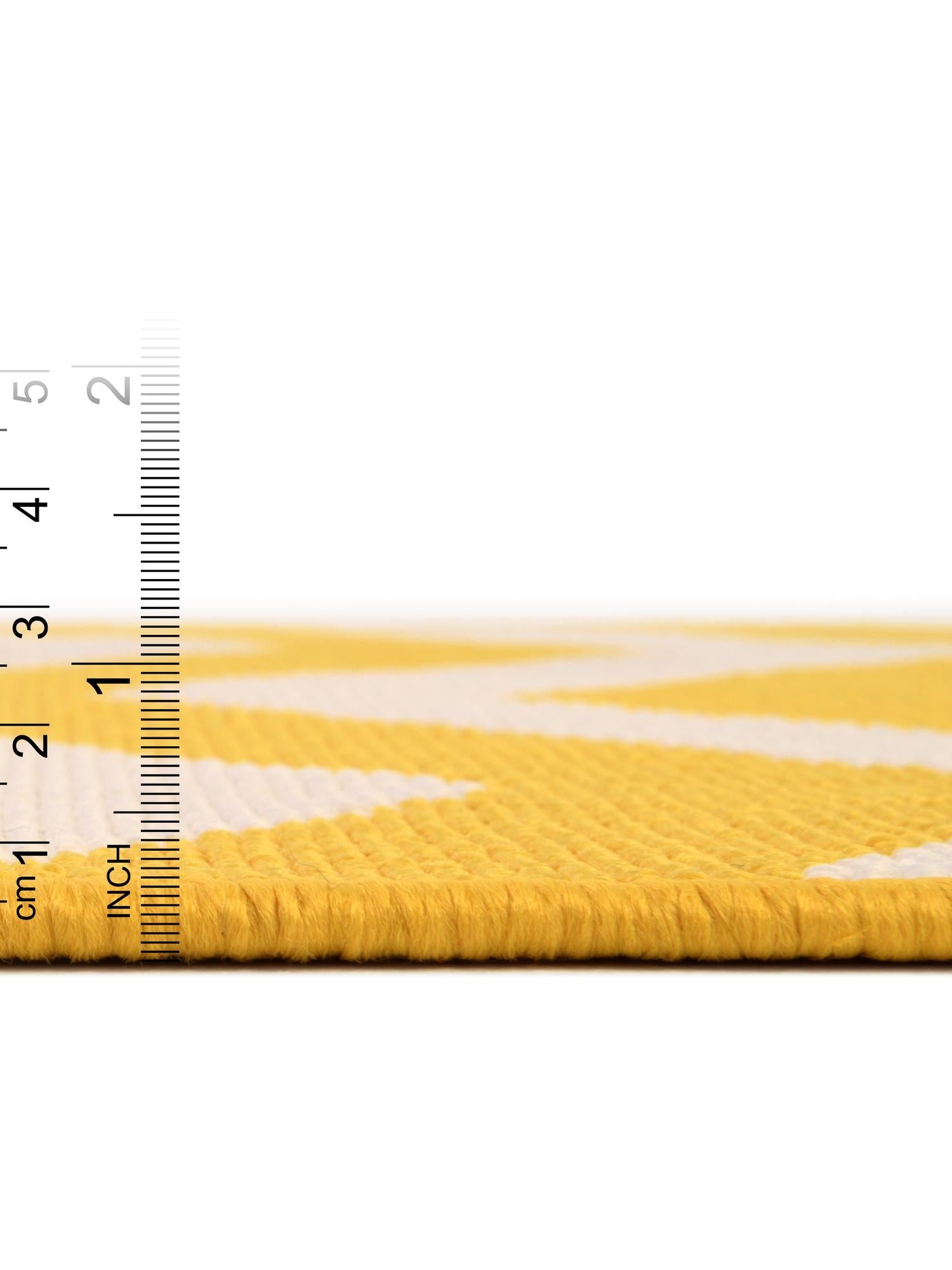 Yellow 9' x 12' Outdoor Coastal Rectangle Area Rug Weather Resistant for Patio, Deck, Terrace, Balcony, Porch 100% Polypropylene Coastal Decor Carpet for Sale at Rug Engine