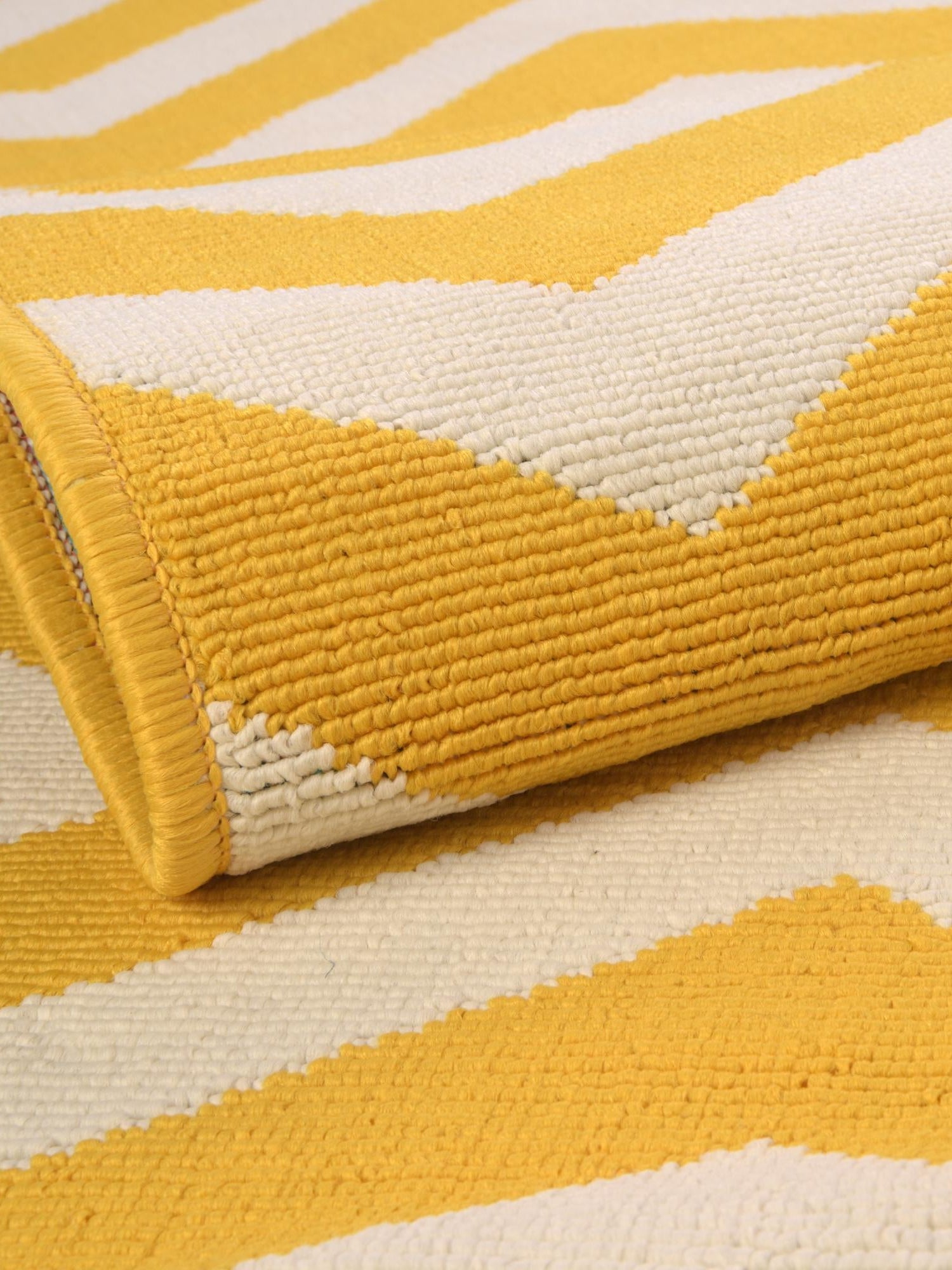 Yellow 9' x 12' Outdoor Coastal Rectangle Area Rug Weather Resistant for Patio, Deck, Terrace, Balcony, Porch 100% Polypropylene Coastal Decor Carpet for Sale at Rug Engine