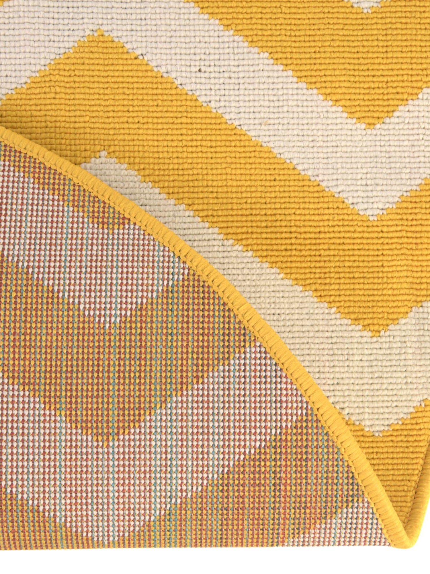 Yellow 4' 1 x 4' 1 Outdoor Coastal Round Area Rug Weather Resistant for Patio, Deck, Terrace, Balcony, Porch 100% Polypropylene Coastal Decor Carpet for Sale at Rug Engine