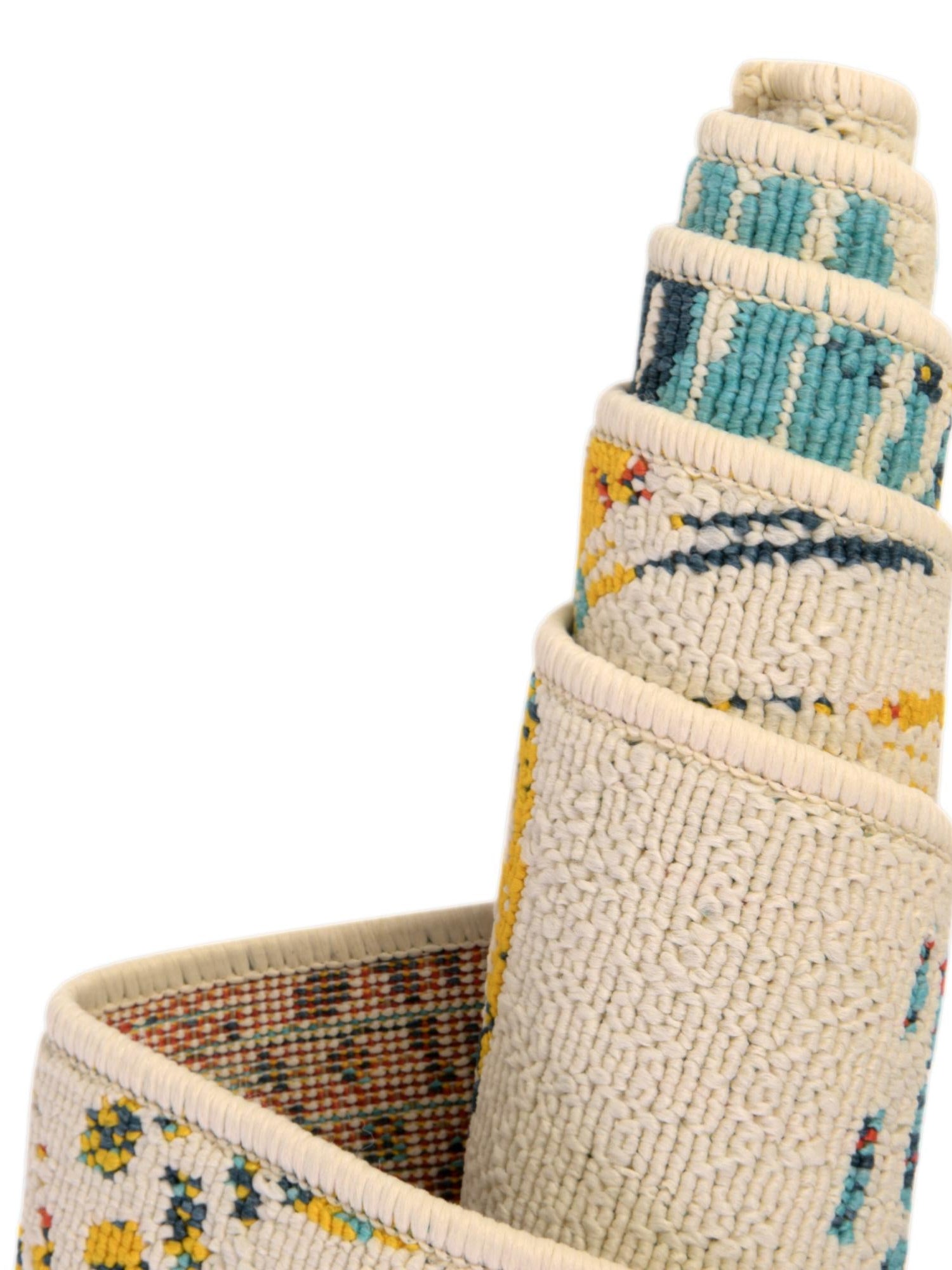 Multicolor 5' 3 x 8' Outdoor Coastal Rectangle Area Rug Weather Resistant for Patio, Deck, Terrace, Balcony, Porch 100% Polypropylene Coastal Decor Carpet for Sale at Rug Engine