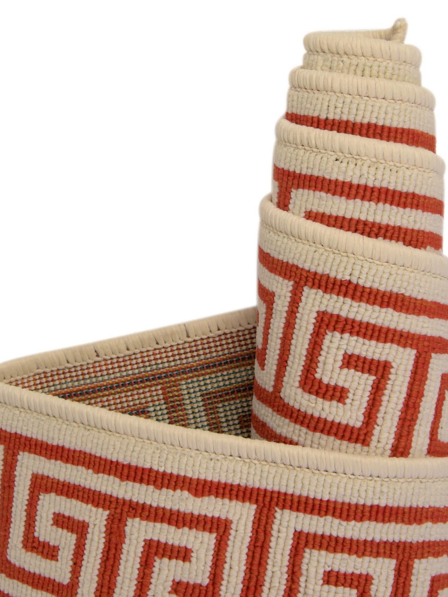 Rust Red 4' 1 x 4' 1 Outdoor Coastal Round Area Rug Weather Resistant for Patio, Deck, Terrace, Balcony, Porch 100% Polypropylene Coastal Decor Carpet for Sale at Rug Engine