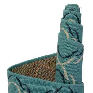 Teal 8' x 8' Outdoor Trellis Square Rug