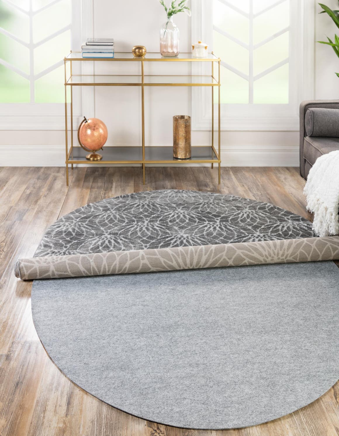 7' 10 x 9' 10 Everyday Performance Oval Area Rug Pad Floor Protection Pad for Under Rugs & Carpet Non-Slip Backing Soft Cushioned Mat - OVAL SHAPE for Sale at Rug Engine