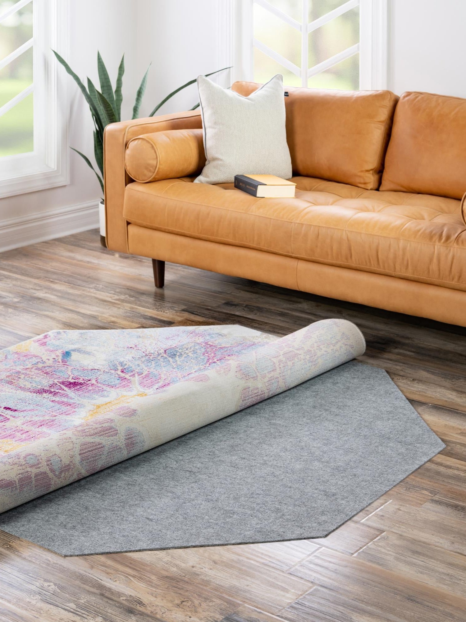 6' 11 x 6' 11 Everyday Performance Octagon Area Rug Pad Floor Protection Pad for Under Rugs & Carpet Non-Slip Backing Soft Cushioned Mat - OCTAGON SHAPE for Sale at Rug Engine