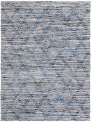 Denim blue 9' x 12' Chindi Cotton Rectangle Area Rug Interior Design Home Decor Carpet Mat for Sale at Rug Engine