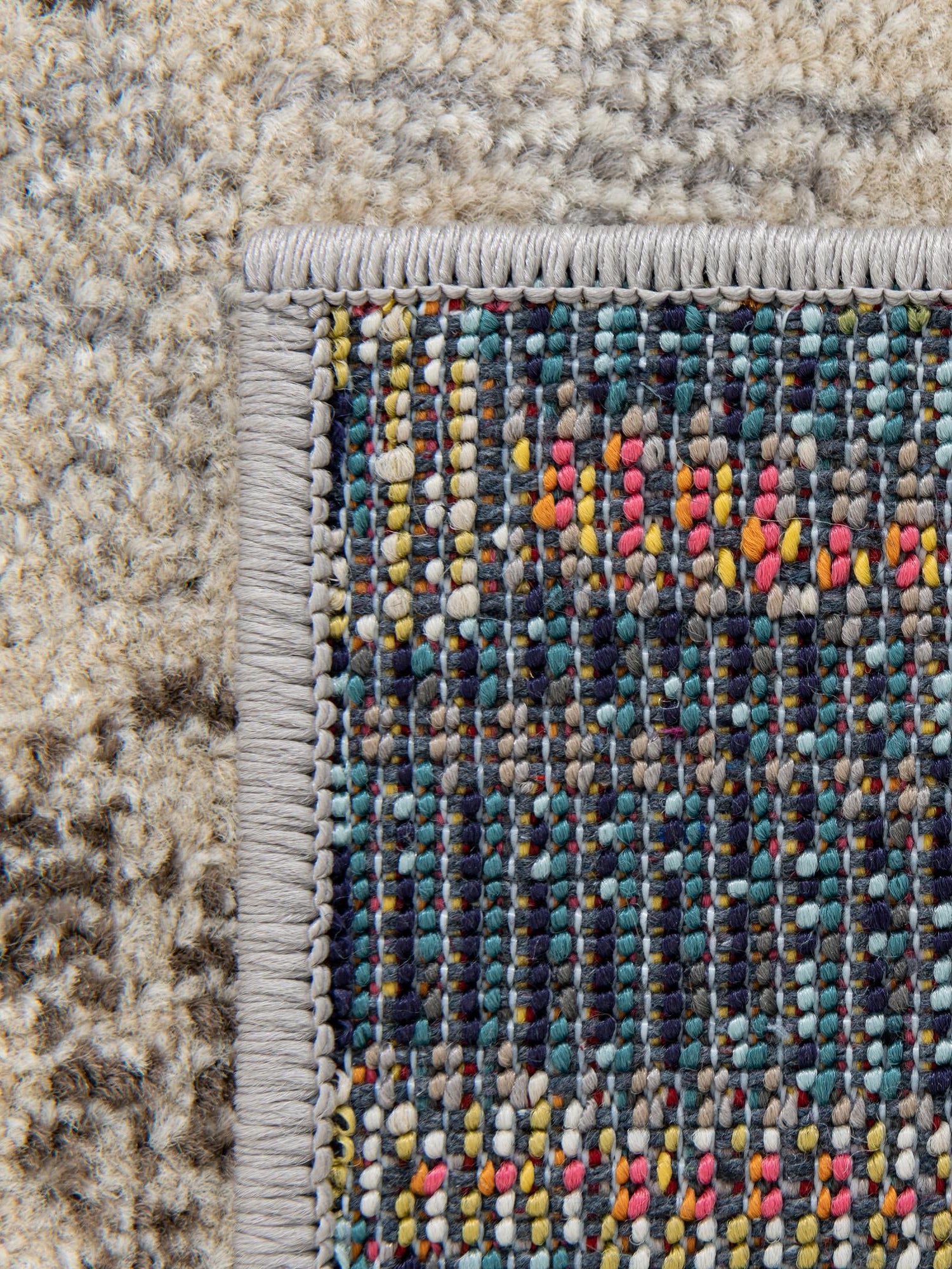 Multicolor 7' 10 x 7' 10 Vivid Octagon Area Rug Colorful Modern Unique Indoor Easy Clean Durable Carpet Mat for Home Interior Design & Decor for Sale at Rug Engine