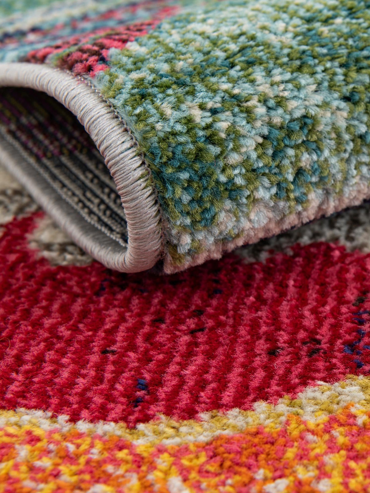 Multicolor 2' 2 x 3' 1 Vivid Rectangle Area Rug Colorful Modern Unique Indoor Easy Clean Durable Carpet Mat for Home Interior Design & Decor for Sale at Rug Engine