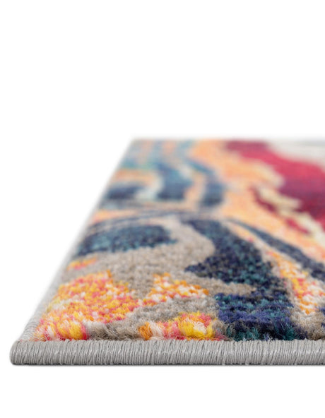 Multicolor 9' x 12' Vivid Rectangle Area Rug Colorful Modern Unique Indoor Easy Clean Durable Carpet Mat for Home Interior Design & Decor for Sale at Rug Engine
