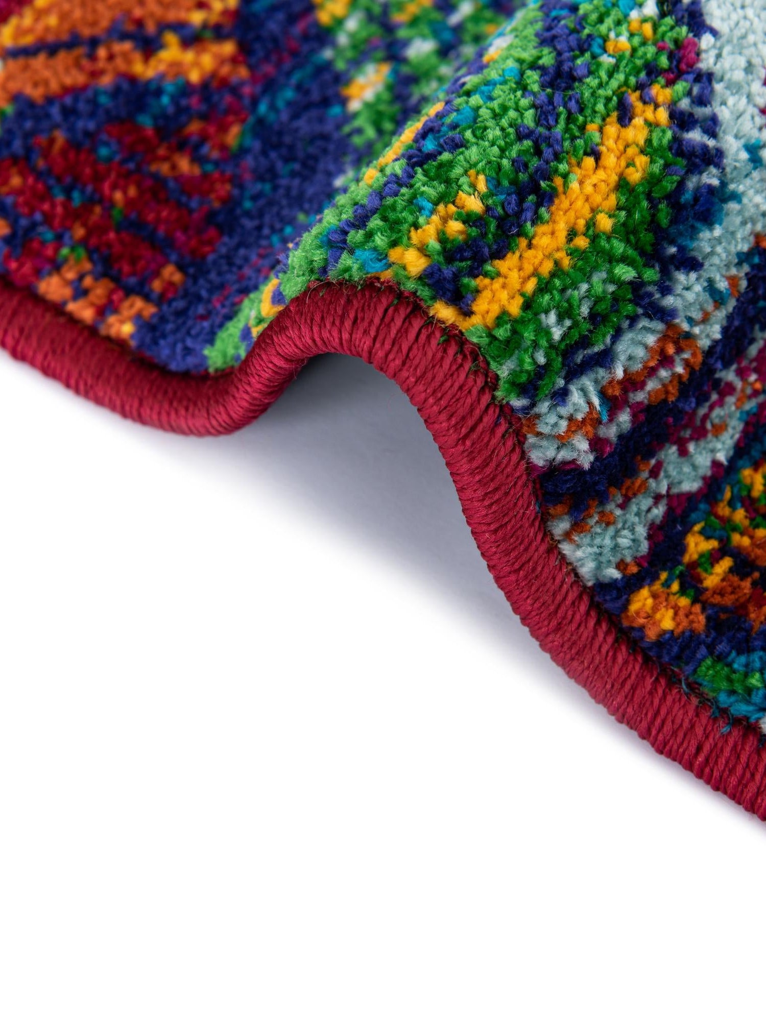 Multicolor 7' 10 x 10' Calypso Rectangle Area Rug 100% Polypropylene With Cotton Backing Colorful Vivid Traditional Design Carpet for Living Office Dining Rooms for Sale at Rug Engine