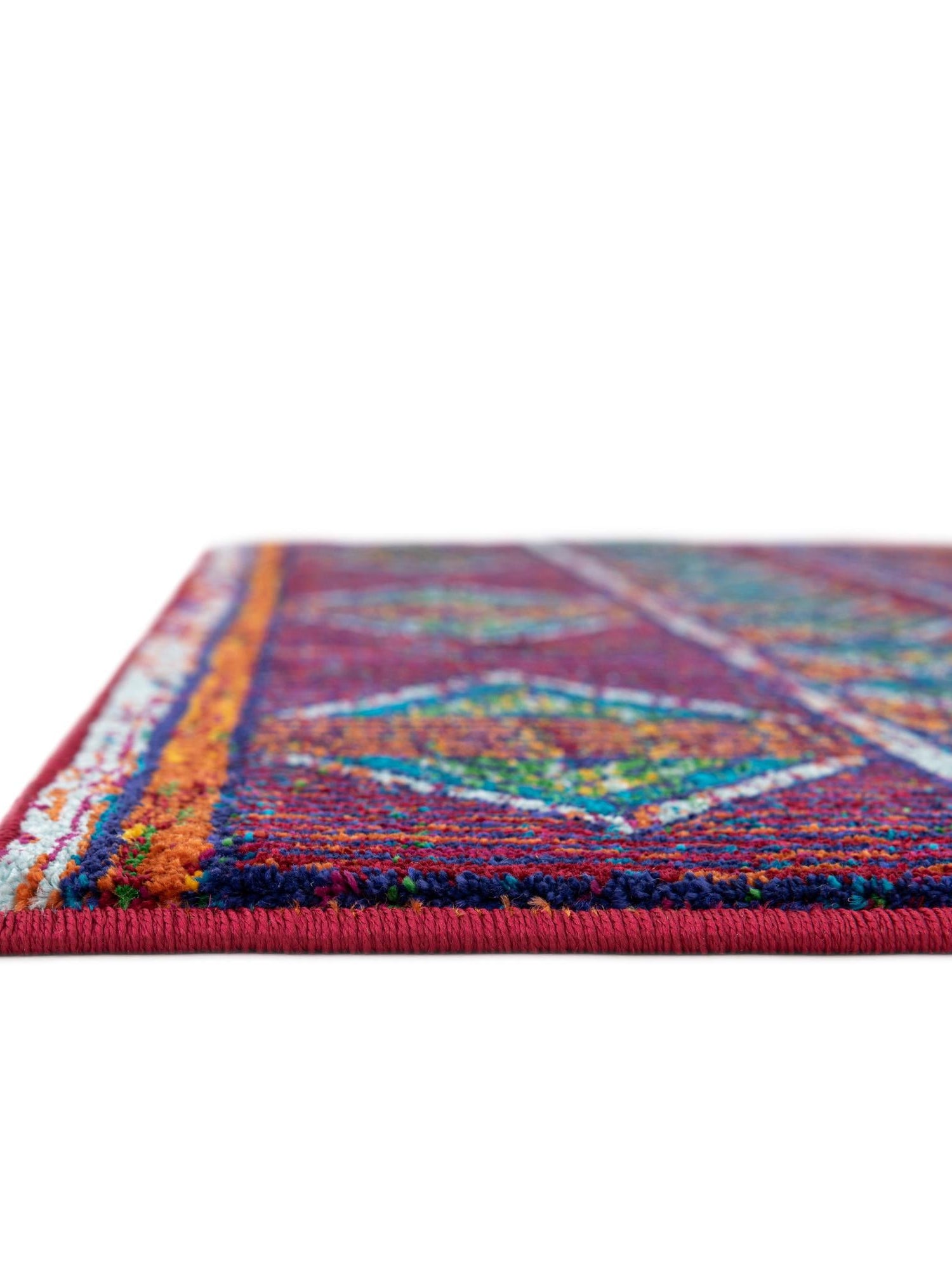 Multicolor 2' x 6' 1 Calypso Runner Area Rug 100% Polypropylene With Cotton Backing Colorful Vivid Traditional Design Carpet for Living Office Dining Rooms for Sale at Rug Engine