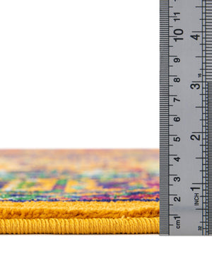 Multicolor 5' 3 x 8' Calypso Rectangle Area Rug 100% Polypropylene With Cotton Backing Colorful Vivid Traditional Design Carpet for Living Office Dining Rooms for Sale at Rug Engine