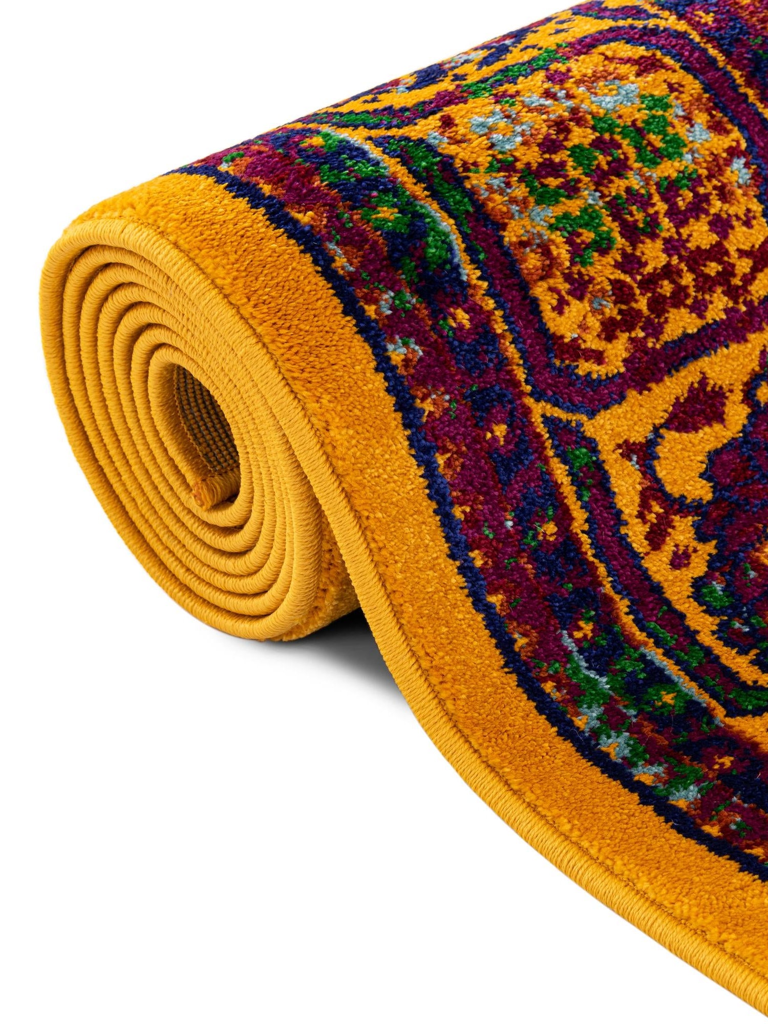 Multicolor 5' 3 x 8' Calypso Rectangle Area Rug 100% Polypropylene With Cotton Backing Colorful Vivid Traditional Design Carpet for Living Office Dining Rooms for Sale at Rug Engine
