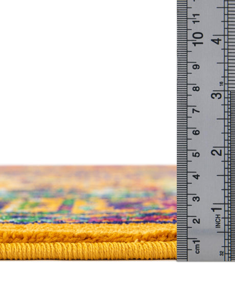 Multicolor 2' x 6' 1 Calypso Runner Area Rug 100% Polypropylene With Cotton Backing Colorful Vivid Traditional Design Carpet for Living Office Dining Rooms for Sale at Rug Engine