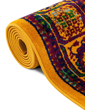 Multicolor 2' x 6' 1 Calypso Runner Area Rug 100% Polypropylene With Cotton Backing Colorful Vivid Traditional Design Carpet for Living Office Dining Rooms for Sale at Rug Engine